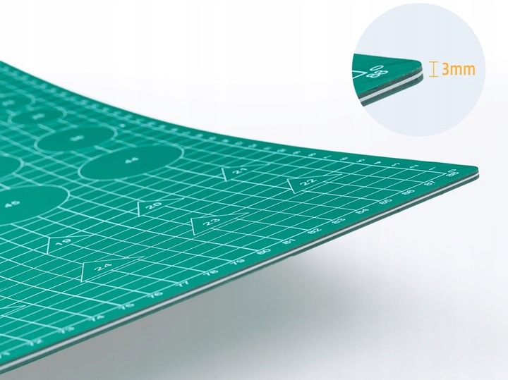 Mata Modelarska do Cięcia Samogojąca Dwustronna 60x90 Duża Mocna XXXL A1