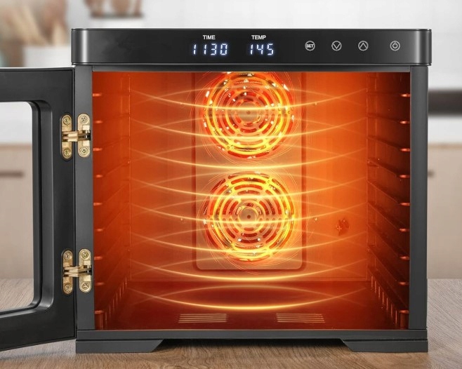 SUSZARKA SPOŻYWCZA DO ŻYWNOŚCI GRZYBÓW ZIÓŁ OWOCÓW WARZYW TIMER! 1000W