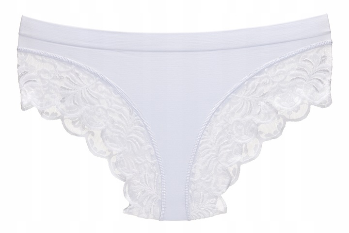 Majtki figi damskie bezszwowe z miękką koronką seksowne koronkowe 4 PAK