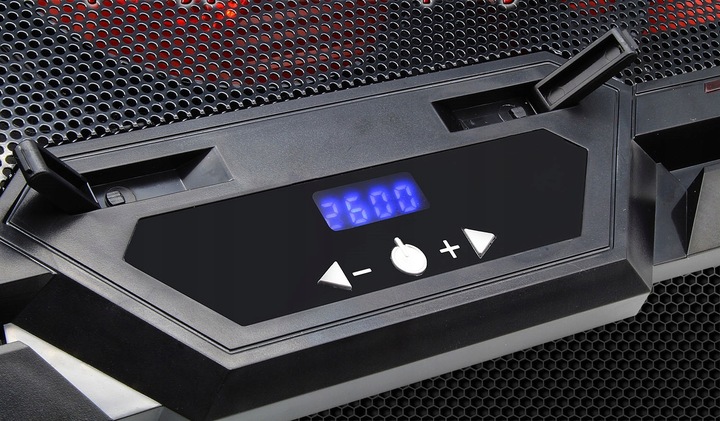 PODSTAWKA PODKŁADKA CHŁODZĄCA POD LAPTOP-A NOTEBOOK-A 12-17 WYŚWIETLACZ LED