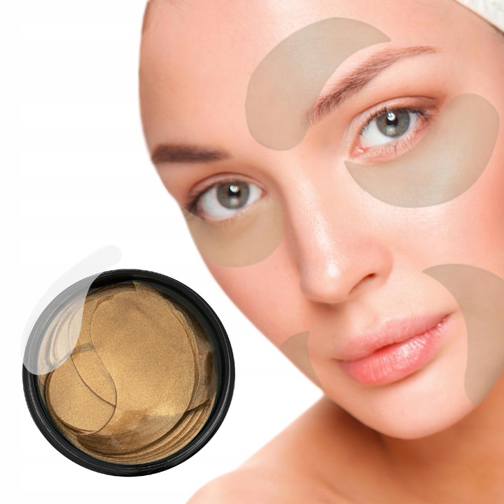 Płatki HYDROŻELOWE pod oczy MASECZKA ze ŚLUZEM ŚLIMAKA brąz 100g