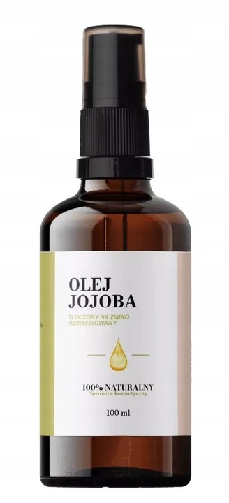 Olej Jojoba NIERAFINOWANY 100ml tłoczony na zimno JAKOŚĆ PREMIUM