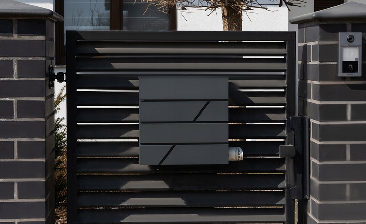 Skrzynka na Listy Pocztowa Gazety Pocztę Duża Listowa A4 Antracyt do Domu