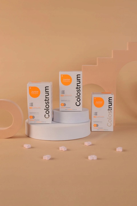 COLOSTRUM JUNIOR +PROBIOTYK IMMUNO FIRST AID 165mg