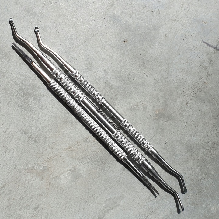 ZESTAW DO WRASTAJĄCYCH PAZNOKCI SONDA PODOLOGICZNA DWUSTRONNA PEDICURE 3SZT