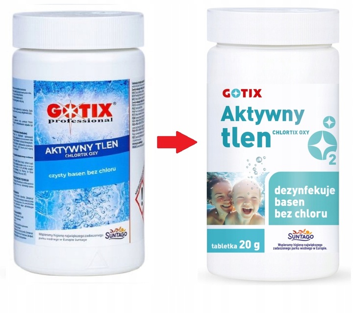 AKTYWNY TLEN do Jacuzzi Basenu spa Wody 1kg BEZ CHLORU Basen Tabletki