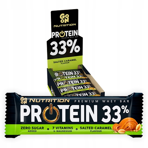 25 x Baton proteinowy Go On Nutrition Protein 33% Salted Caramel 50 g