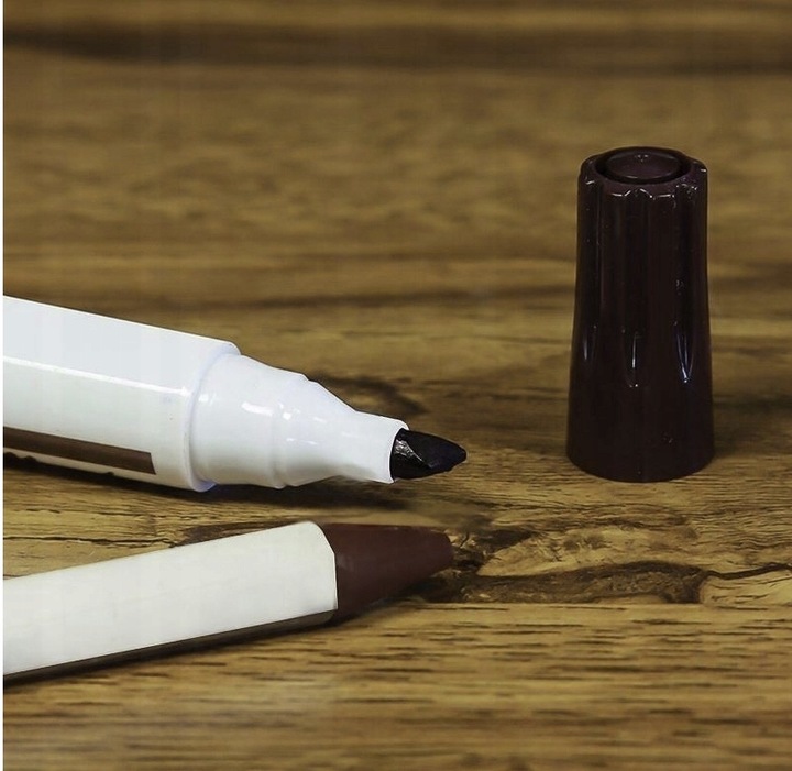 ZESTAW NAPRAWCZY MARKERY DO RYS NAPRAWY PANELI MEBLI DRZWI + WOSK