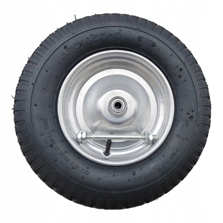 KOŁO DO TACZKI KÓŁKO 4.80/4.00-8 WÓZKA TACZEK 400x8 MOCNE OŚ OŚKA 2PR