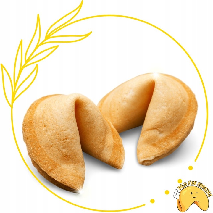 CHIŃSKIE CIASTECZKA Z WRÓŻBĄ klasyczne 100 sztuk MAGIA PRZEZNACZENIA