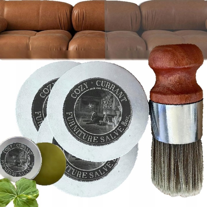 ODNAWIACZ DO DREWNA I SKÓRY Z NATURALNYM WOSKIEM 113G