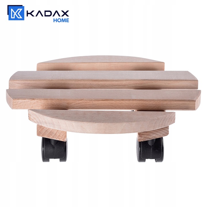 PODSTAWKA POD DONICZKĘ DONICĘ NA KÓŁKACH DREWNIANA OKRĄGŁA PODEST 30