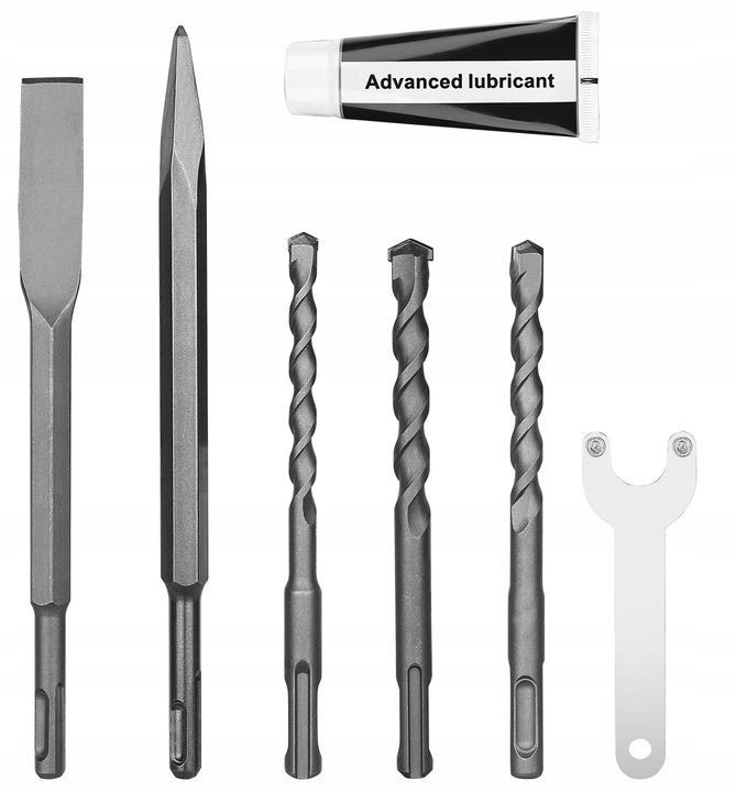 MŁOT UDAROWY OBROTOWY MŁOTOWIERTARKA SDS Plus 1500W REGULACJA OBROTÓW