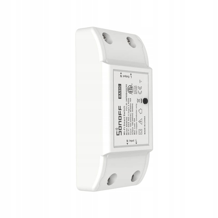 SONOFF BASIC R2 Inteligentny Przekaźnik Sterownik WiFi 1-kanałowy