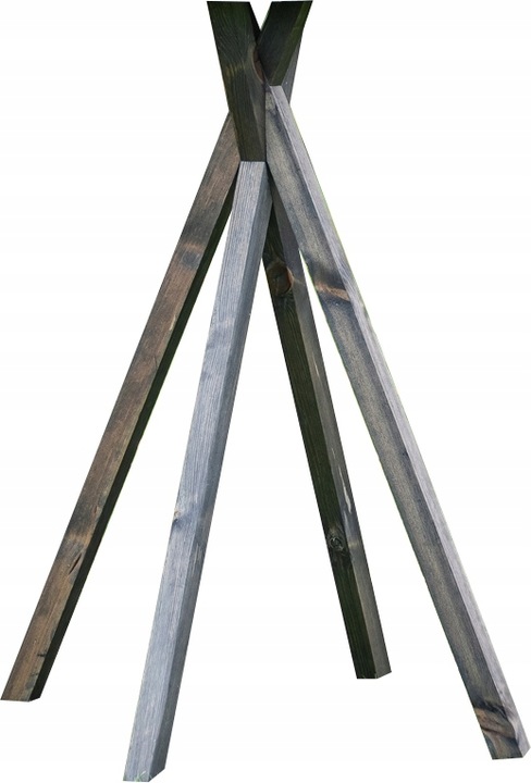 Duży Karmnik dla ptaków do stojaka drewno z wsypem KW62 antracyt-tik