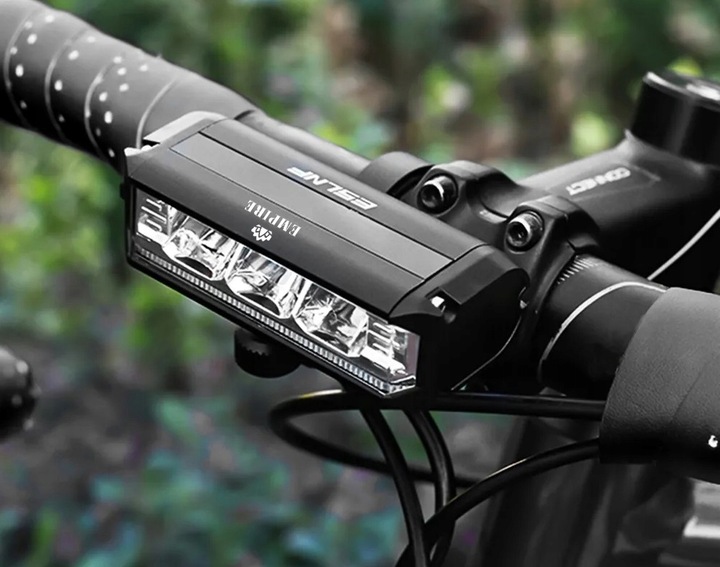 LAMPKA ROWEROWA LED PRZÓD MOCNA + TYŁ