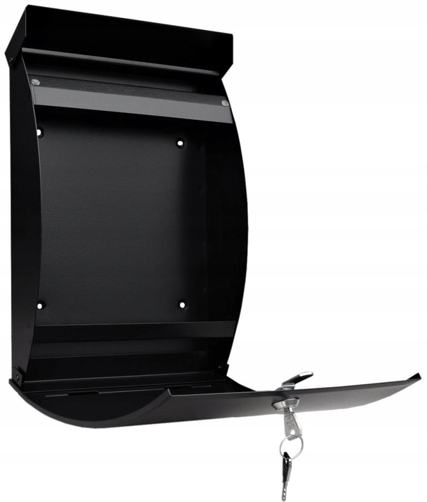 SKRZYNKA POCZTOWA NA LISTY ANTRACYT - KOLORY - NUMER DOMU, ULICA, NAPIS (W)