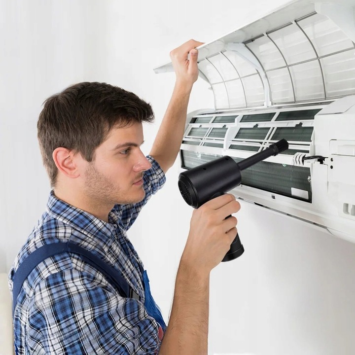 ELEKTRYCZNA DMUCHAWA SPRĘŻONE POWIETRZE KOMPRESOR AIR DUSTER DO KURZU MKR