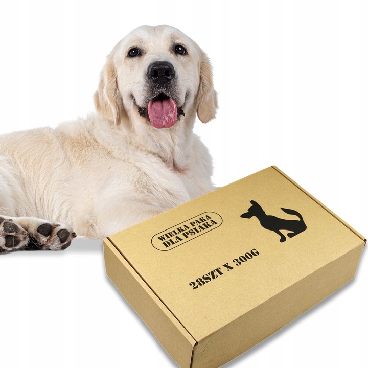 Mokra karma dla Psa Wielka Paka Dla Psiaka Mix Smaków 28 szt x 300g 8,4 kg