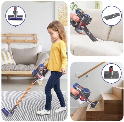 ODKURZACZ PIONOWY DLA DZIECI WCIĄGA AGD NA BATERIE