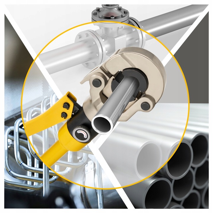 PRASKA ZACISKARKA DO RUR PEX HYDRAULICZNA 16-32mm PRASA SZCZYPCE