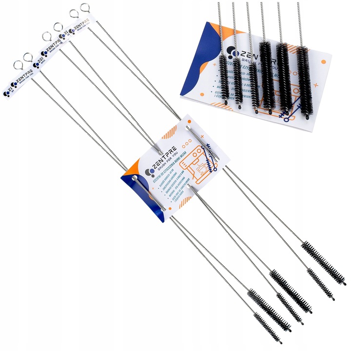 Szczotki Do Rurki Mleka Długie 40cm Czyszczenie Przewodu Mlecznego