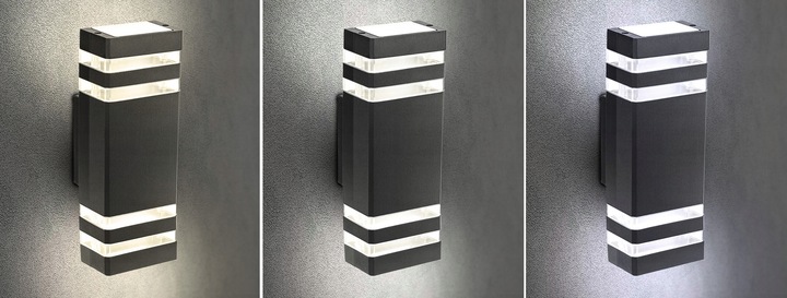 Lampa elewacyjna zewnętrzna ogrodowa 2xGU10