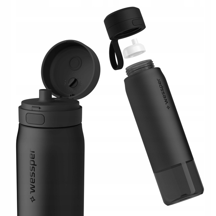 Butelka filtrująca bidon na wodę z filtrem TRITAN BPA FREE WESSPER B2