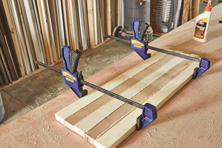 IRWIN ŚCISK STOLARSKI SZYBKOZACISKOWY AUTOMATYCZNY 300mm 63kg 2szt.