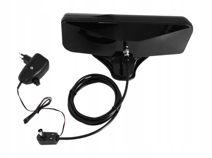 NAJMOCNIEJSZA ANTENA DVB-T2 POKOJOWA ALPHA +45db MUX8 FILTR LTE