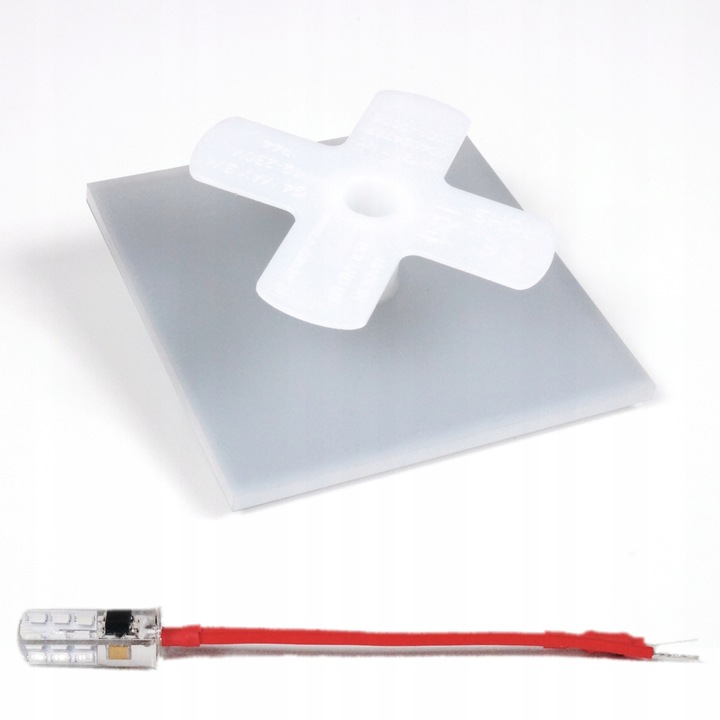 Oświetlenie schodowe oprawa lampka schodowa LED 230V CZARNA Q1