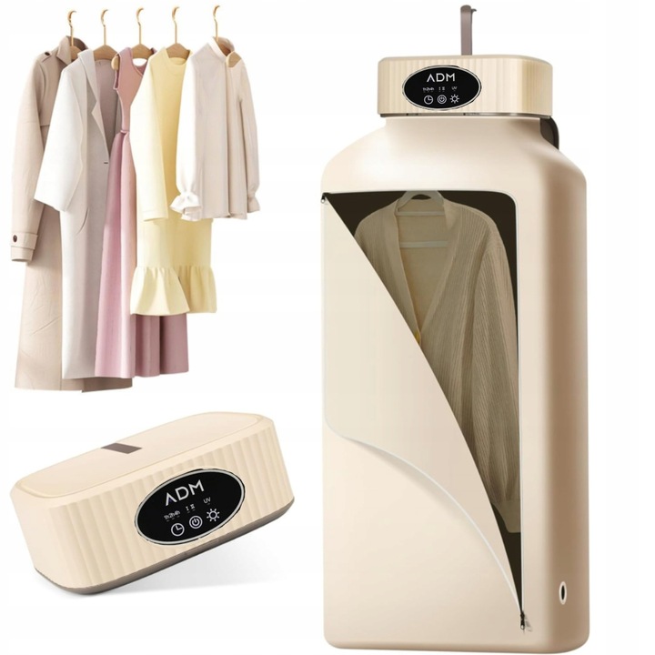 Przenośna Elektryczna Suszarka Do Ubrań Turystyczna 600W Timer Hak +