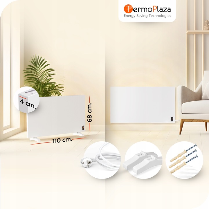 Grzejnik konwektorowy na podczerwień TermoPlaza 950W 25m2