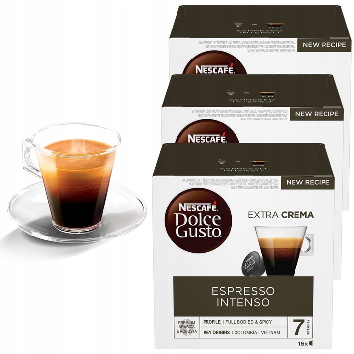 Kapsułki Nescafe Dolce Gusto Espresso Intenso 3x16