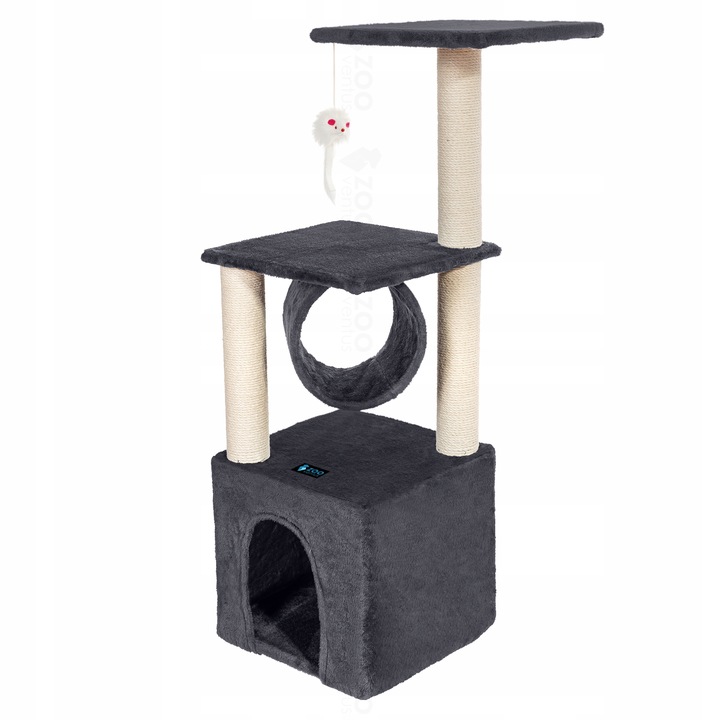 Drapak dla kota słupek 91cm drzewko 5 poziomów budka walec platforma