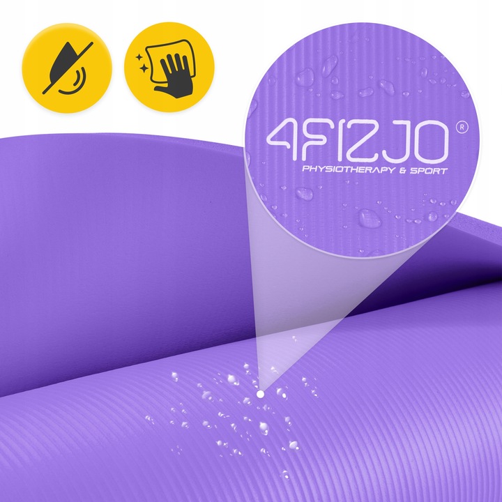 MATA DO ĆWICZEŃ JOGI GIMNASTYCZNA TRENINGOWA FITNESS KARIMATA GRUBA 1 CM