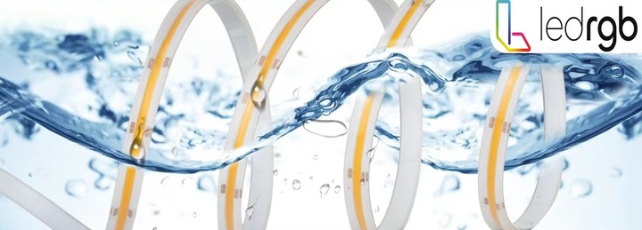 Taśma LED Neon COB 24V 10m 320 diod 4000K BIAŁA NEUTRALNA WODOODPORNA