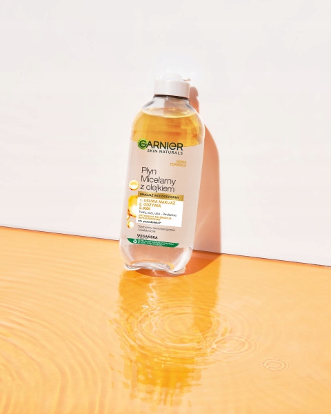 Garnier Dwufazowy Płyn Micelarny Do Demakijażu Z Olejkiem Arganowym 400 Ml