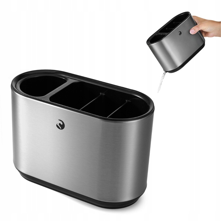 OCIEKACZ NA SZTUĆCE STAL NIERDZEWNA KUCHENNY POJEMNIK ORGANIZER