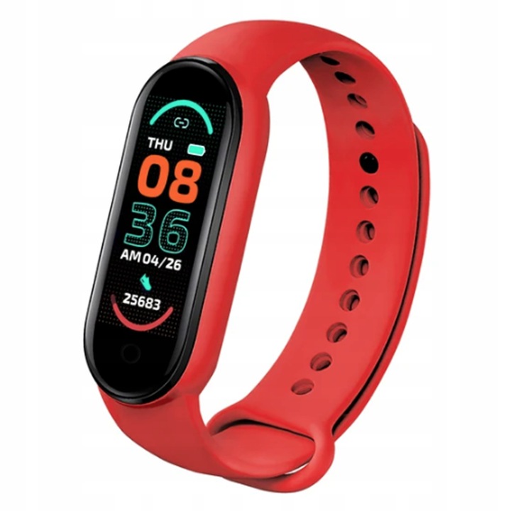 SMARTWATCH SMARTBAND ZEGAREK OPASKA SPORTOWA M7 APLIKACJE PL KROKOMIERZ ITP
