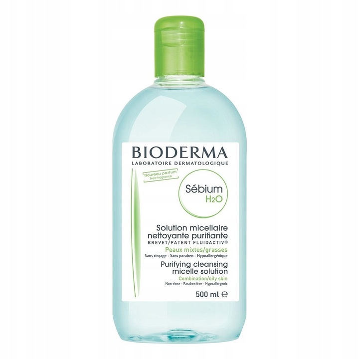 Bioderma Sebium H2O Płyn Micelarny Do Skóry Tłustej I Mieszanej 500ml