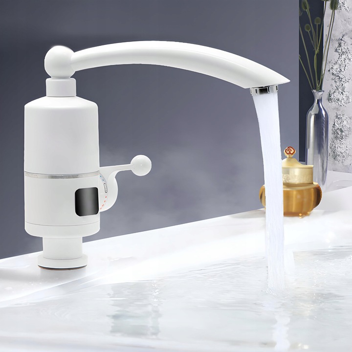 PODGRZEWACZ DO WODY ELEKTRYCZNY PRZEPŁYWOWY STOPNI WYŚWIETLACZ LCD 3000W