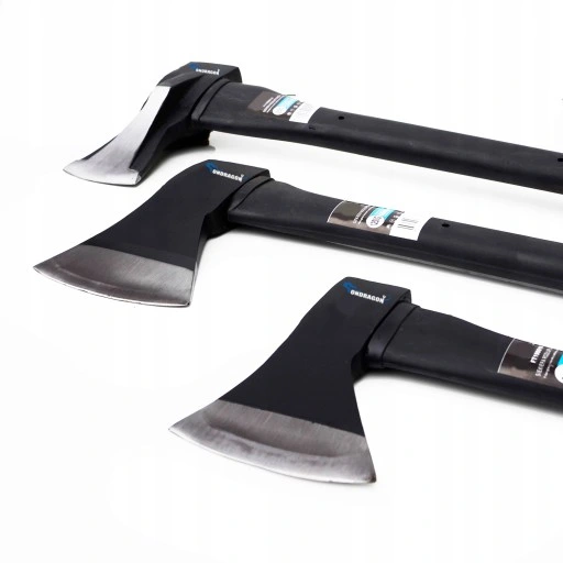 ZESTAW SIEKIER SIEKIERKA ROZŁUPUJĄCA TOPOREK 3szt