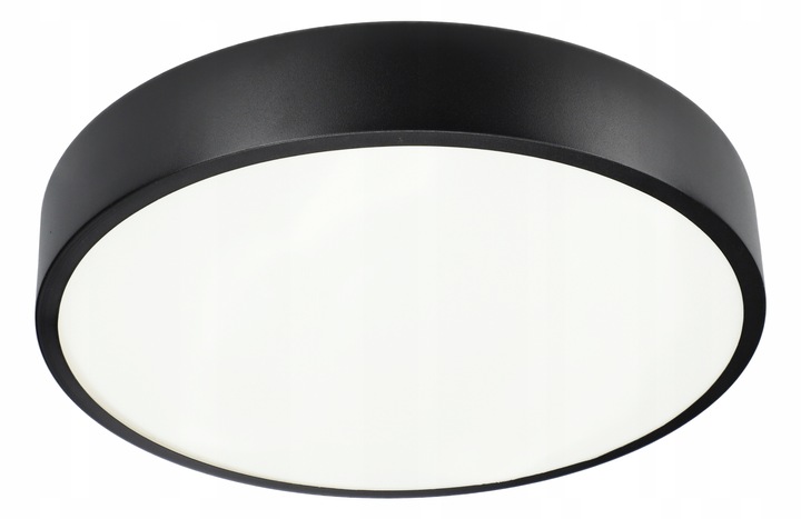 Lampa Sufitowa LED Plafon Natynkowy 30W 30CM Panel Okrągły Czarny