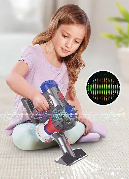 ODKURZACZ PIONOWY DLA DZIECI 3W1 FUNKCJA SSANIA DŹWIĘK AGD