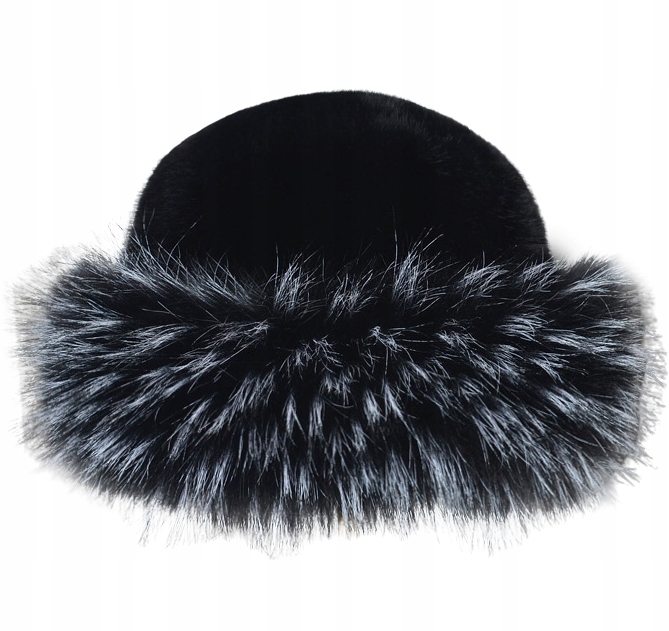 CZAPKA DAMSKA ZIMOWA MODNA ELEGANCKA CIEPŁA SZTUCZNE FUTERKO