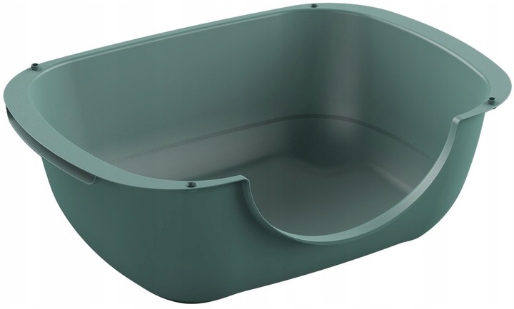 Duża Modułowa Otwarta Kuweta dla kota z Niskim Wejściem na żwirek dla kota