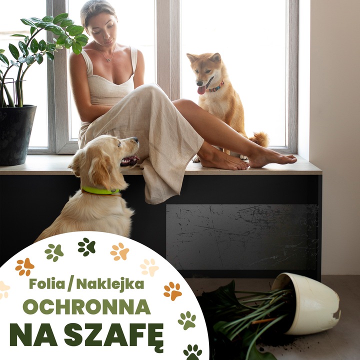 FOLIA OCHRONNA Drzwi Meble PRZECIW DRAPANIU Samoprzylepna BEZBARWNA 100x50