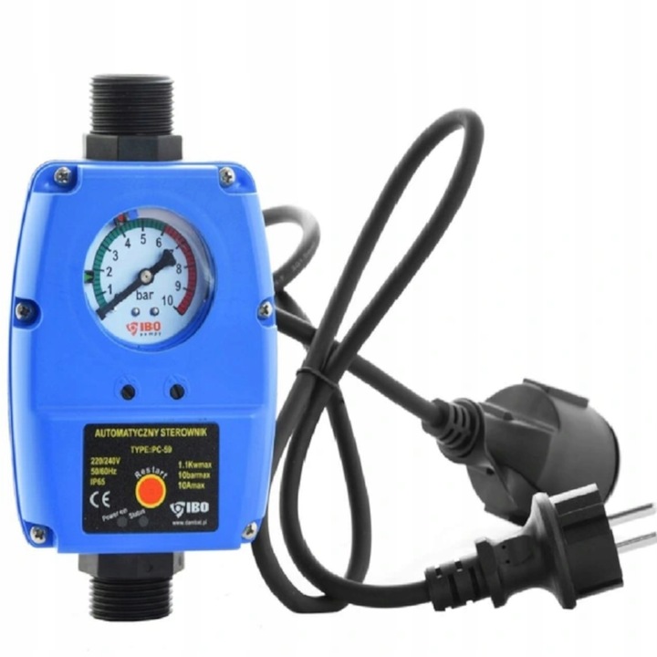 WŁĄCZNIK WYŁĄCZNIK CIŚNIENIOWY STEROWNIK AUTOMATYCZNY SUCHOBIEG PC-59