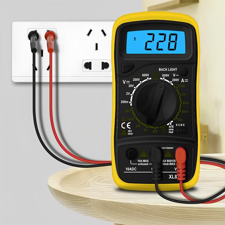 PROFESJONALNY MIERNIK CYFROWY MULTIMETR PRĄDU NAPIĘCIA UNIWERSALNY